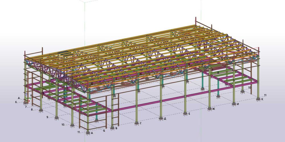 Проектирование КМ и КМД | Металлоконструкции | Tekla Structures