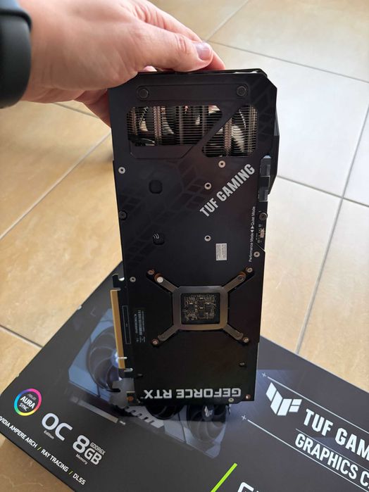 ASUS TUF Gaming GeForce RTX 3060 TI V2 OC Edition + къстъм кабели