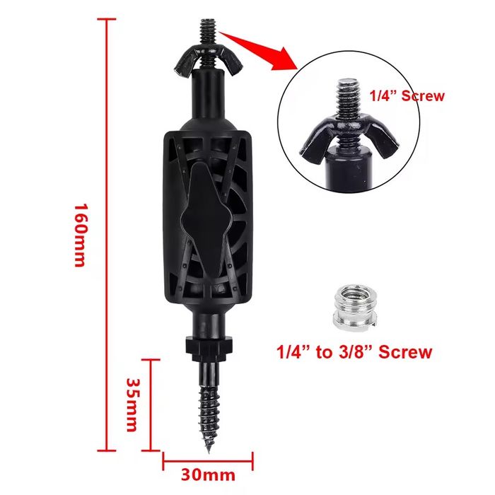 Стойка за Ловна Камера/ Солар с Винт