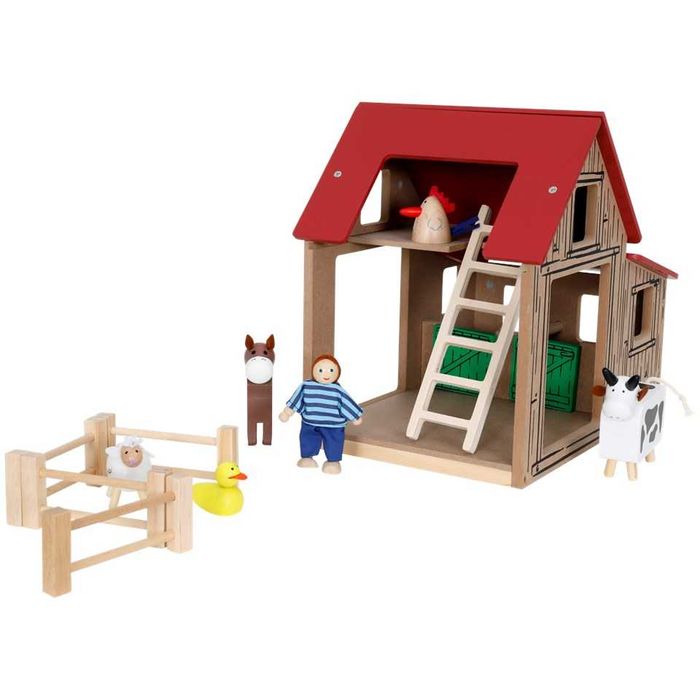 Дървена ферма с животни от Mini Matters