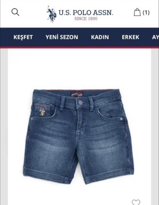 Шорты Us Polo оригинал  для мальчика