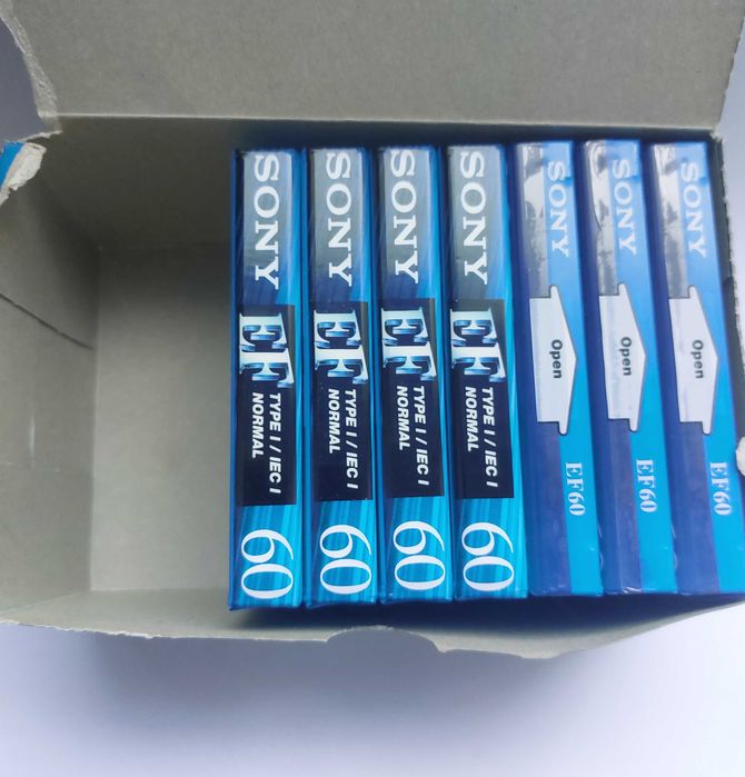 Casete audio Sony EF60 sigilate