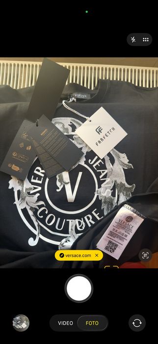 Tricou Versace Jeans Couture negru