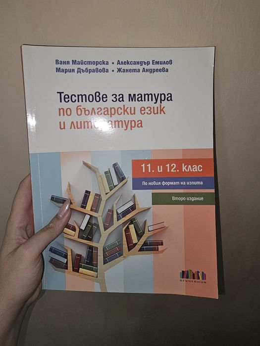 Помагало за ДЗИ по български език и литература