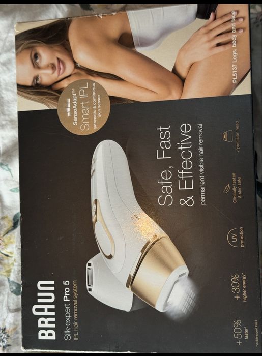 Epilator IPL Braun Silk-expert Pro 5 PL5137 - Folosit o singură dată