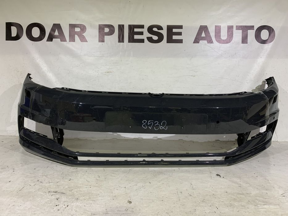 Bara fata VW Touran, 2015, 2016, 2017, 2018, 2019, cod origine OE 5TA807221A-L, cu gauri pentru spalatori faruri si senzori de parcare (4).