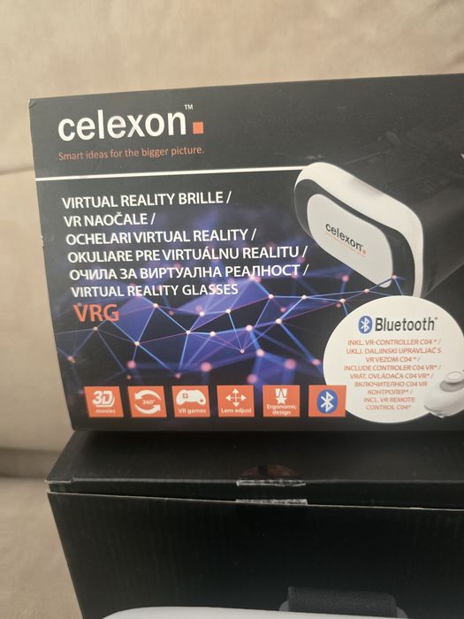 Чисто нови Очила за Виртуална Реалност Celexon VRG + Bluetooth дистанционно