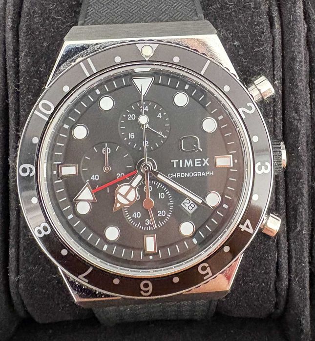 Ceas Timex Q Chronograph GMT