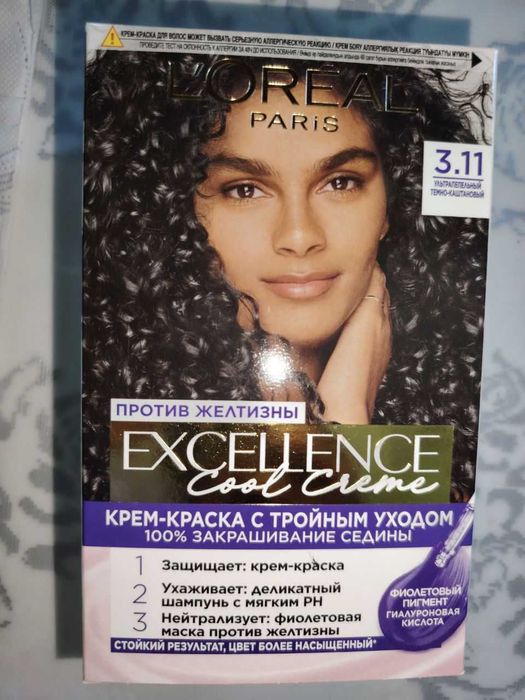 Продам черную краску L'Oreal 3.11