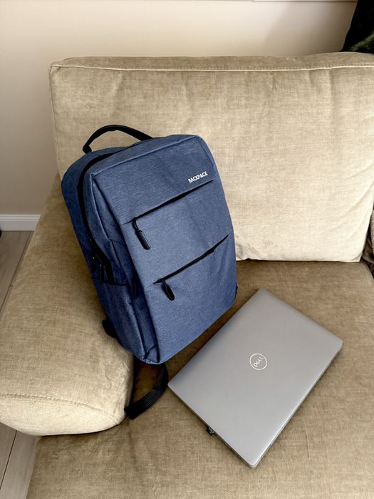 Ghiozdan laptop business negru slim avion calatorii geanta travel usb