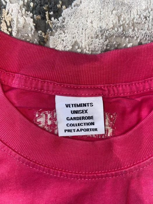 vetements i just got lucky