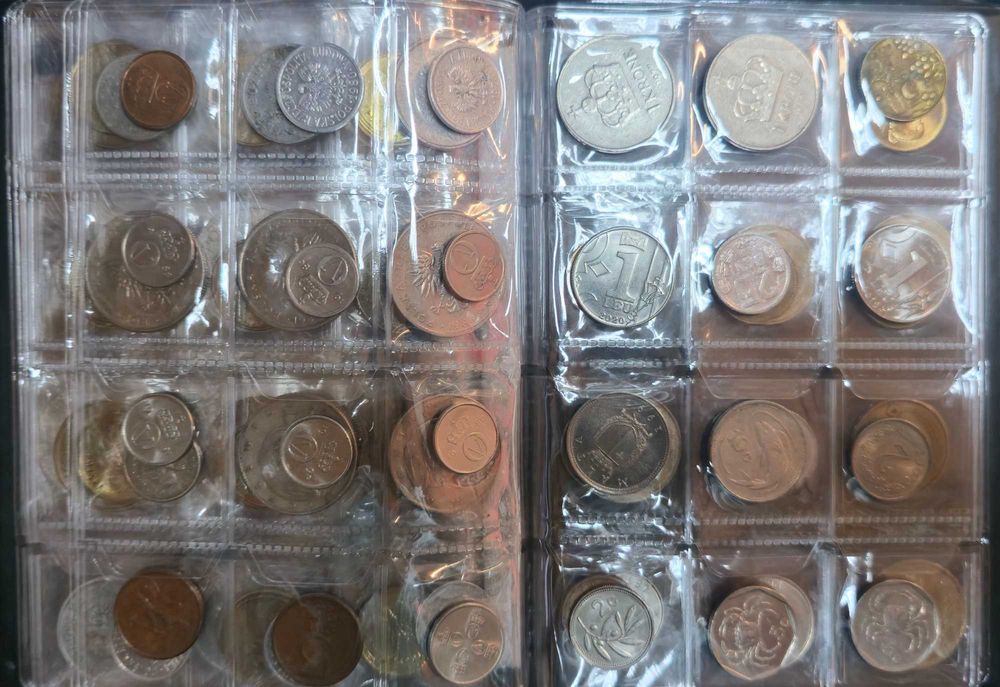 монети 7 държави  120 бр