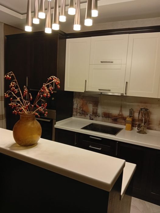 Кухонный гарнитур с барной стойкой