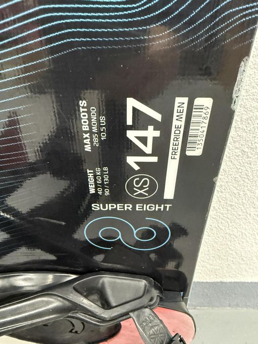 placa snowboard salomon super 8 rtl 2025 147 cm