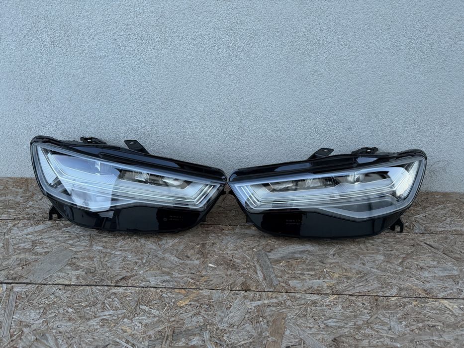 SET Far stanga dreapta Audi A6 C7 4G Facelift Full LED Originale Europ