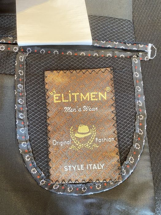 Мъжки костюм: ELITMEN (Черен)