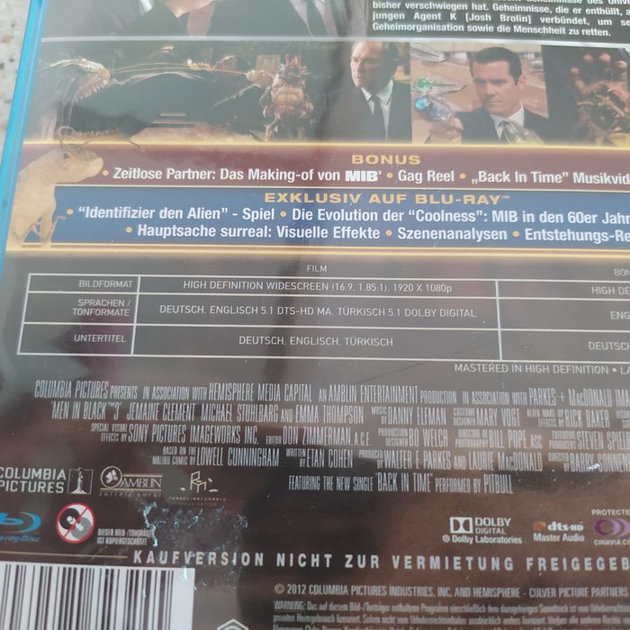 Blu-Ray филми Hangover и Men in black III