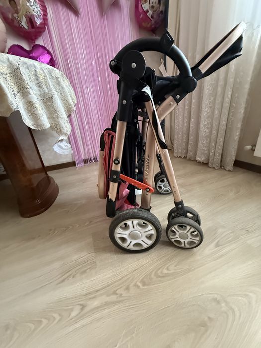 Коляска с 0+ Coballe перекидная ручка