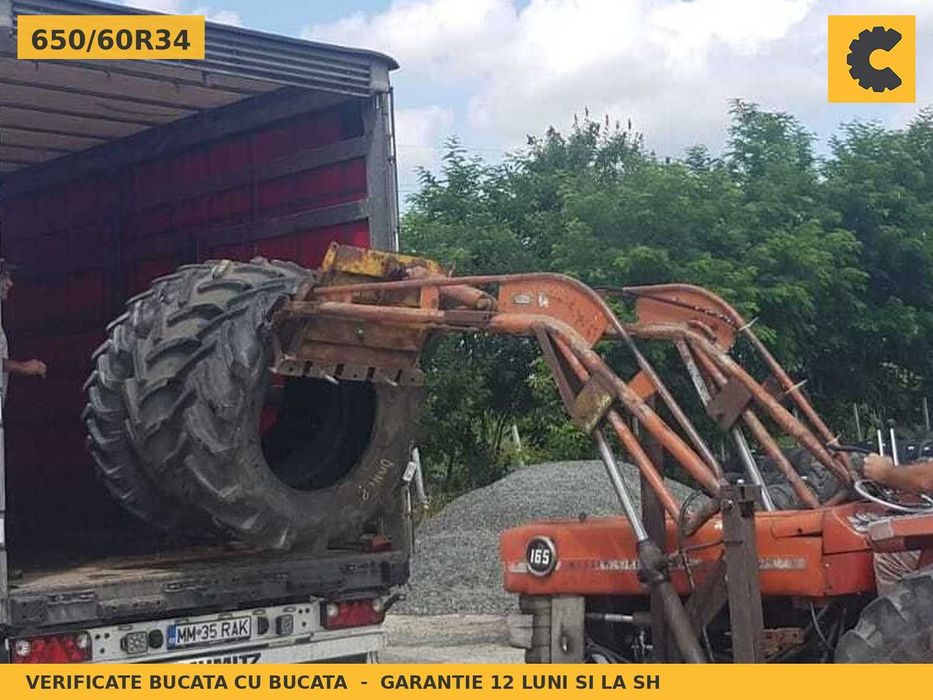 Anvelope Cauciucuri 650/60R34 650 60 R34 6506034 650 60R34 Michelin Tractor Utilaje Agricole Radial SH Second Hand LIVRARE Garantie 1 An Factura