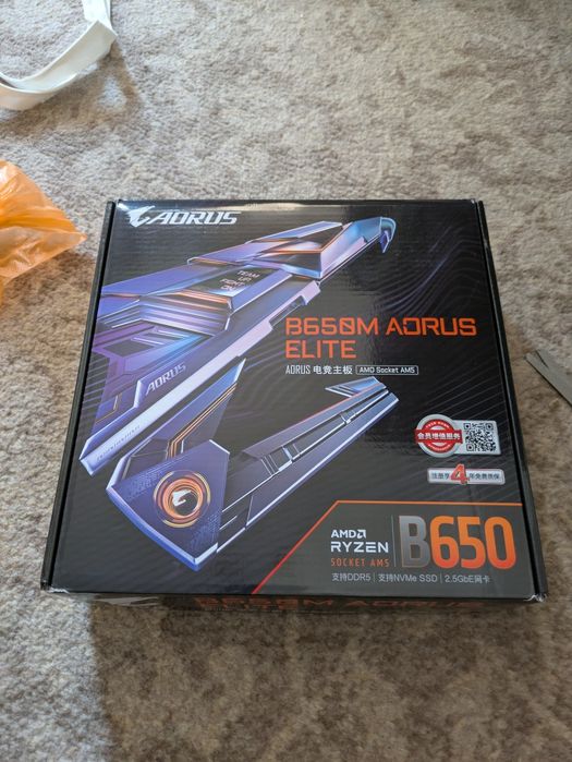 Материнская плата GIGABYTE b650m aorus elite