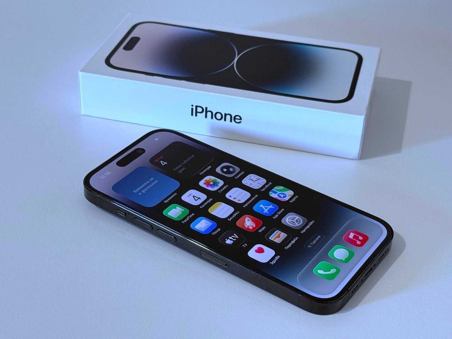 Бартер! Oтличен! iPhone 14 Pro Space Black (Черен)