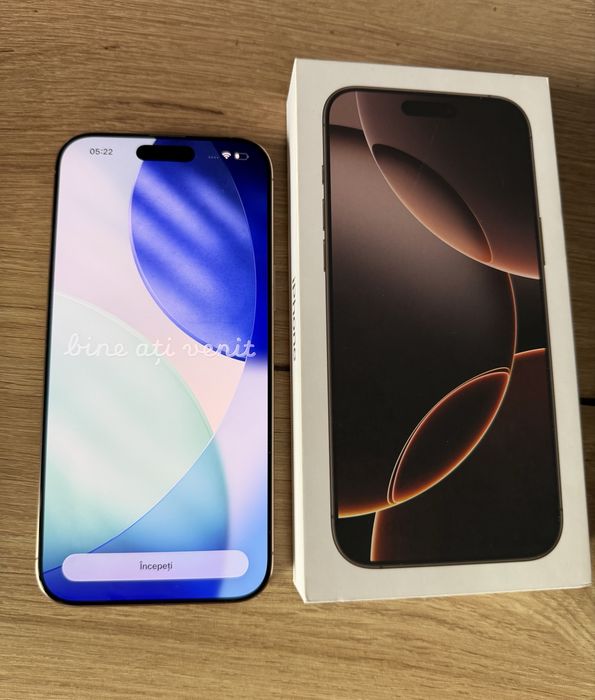 Vand iPhone 16 pro max , ca nou.