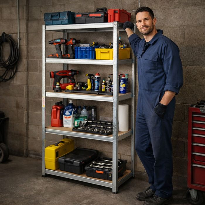 Практичен рафт на 5 нива с товаропиносимост до 175кг