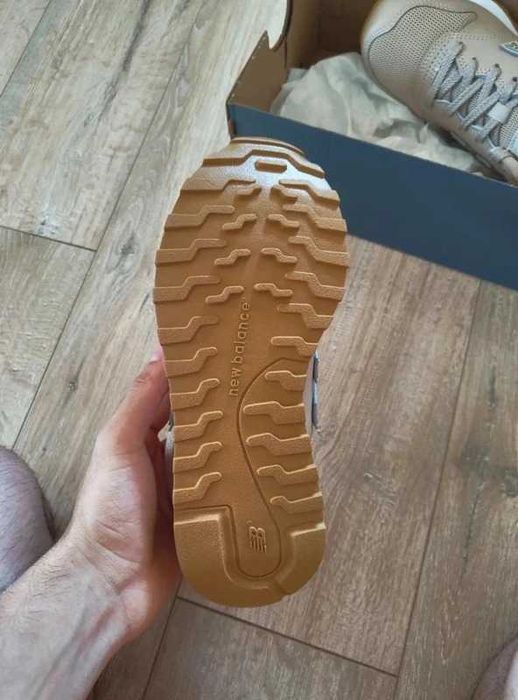 Adidasi New Balance 500 dama marimea 37 bej leopard sneakers piele intoarsa NOI