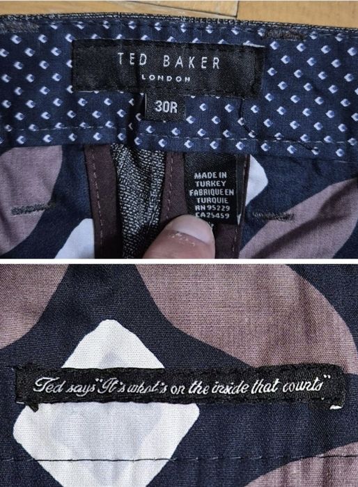 Pantaloni chino Ted Baker, TC8M GT09, Slim Fit Conici, Bărbați - 30R