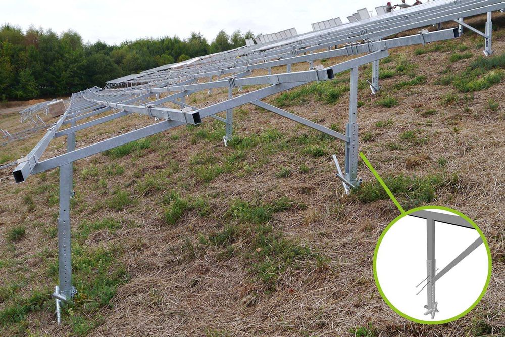 Конструкция за соларни панели – 10 бр. | 1400 € | Наземна