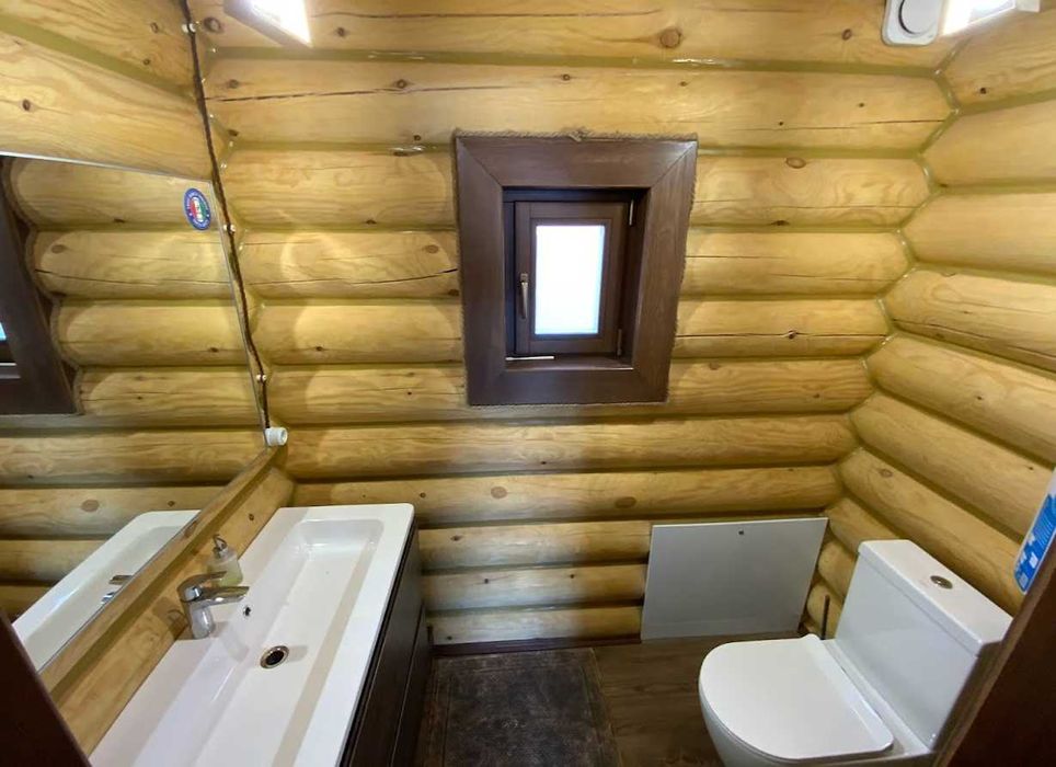 Строительство современной бани из бревна