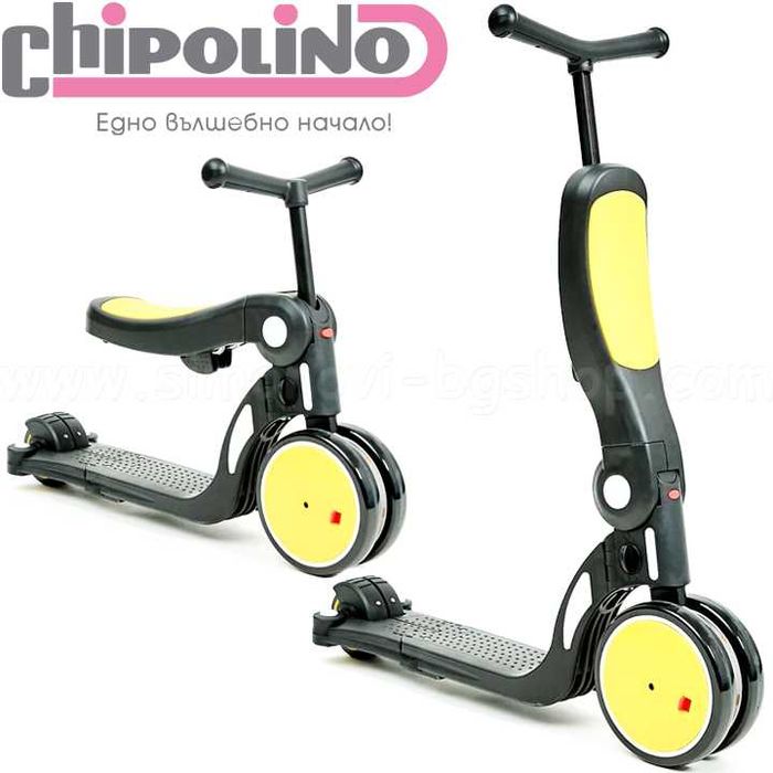 Chipolino All Ride 4 in 1 - тротинетка, колелце, триколка почти ново