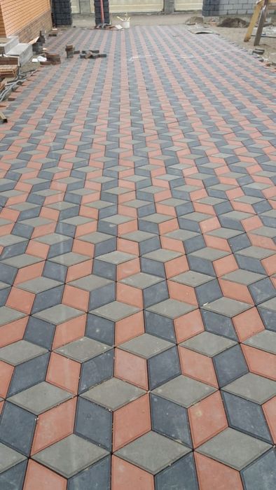 Укладка брусчатки и тротуарной плитки