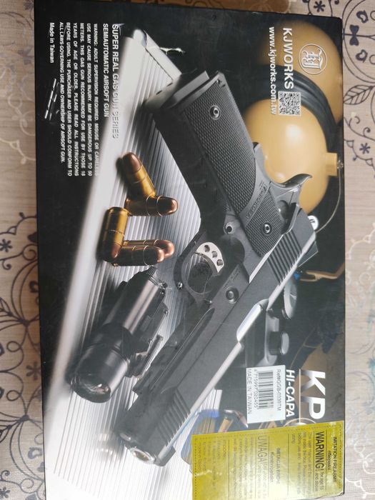 Еърсофт пистолет KJW KP05 (Hi-Capa)