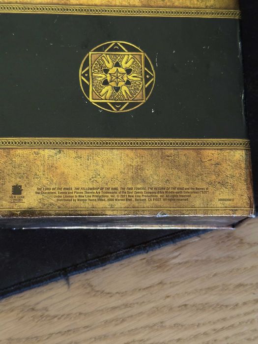 The Lord of the Rings - Trilogy Blu Ray - Extended Edition Gold Box set