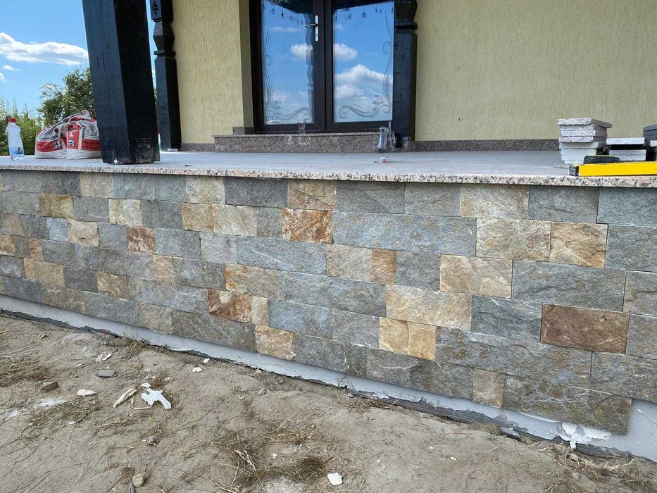 Piatră naturală pentru case, cabane și amenajări de exterior