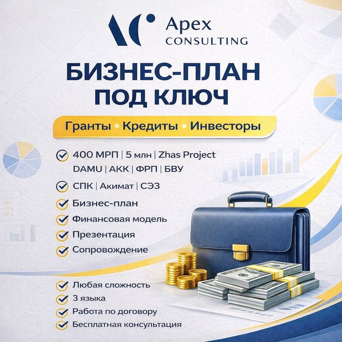 БИЗНЕС ПЛАН Гранты ТЭО СЭЗ Astana Hub презентация