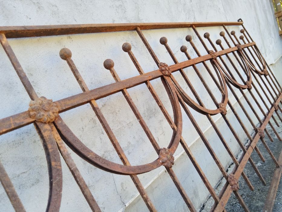 Комплект Стара Кована Ограда, Парапет / 4 Панела / 8 Метра / 120/140кг