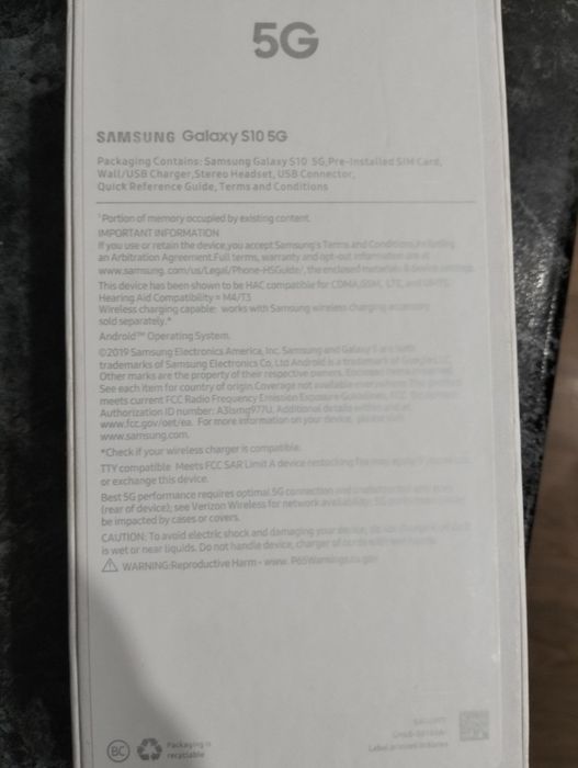 Самсунг s10 5G .