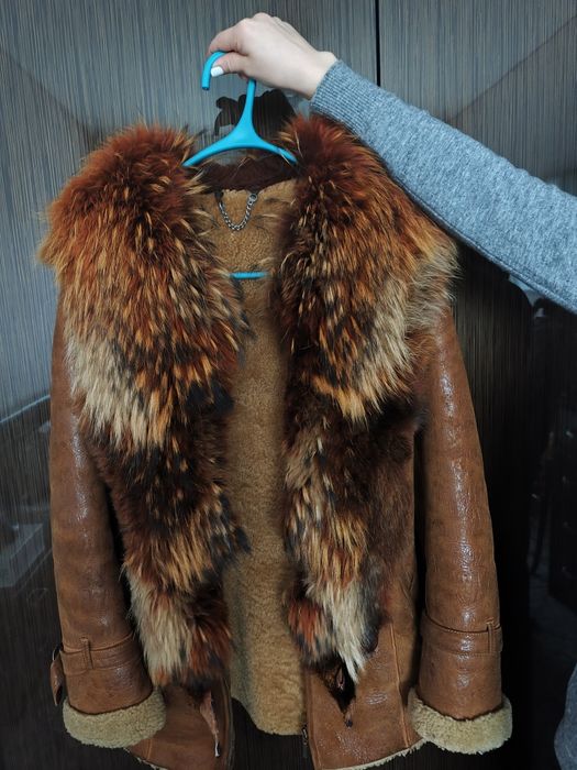 Дублёнка натуральная с мехом