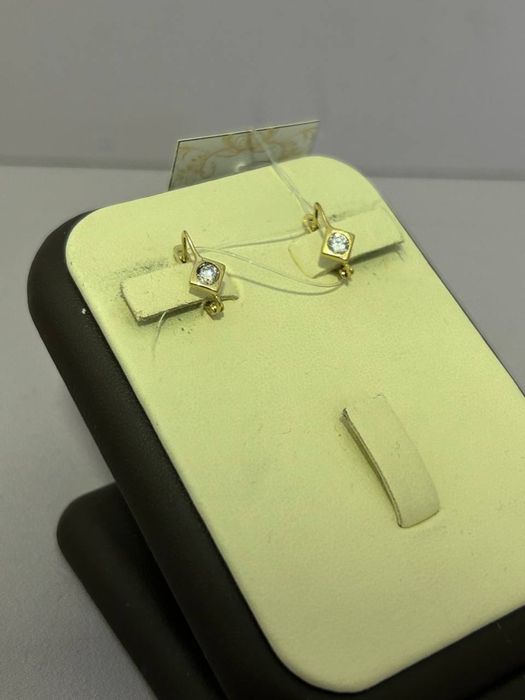 Золотые серьги, 585 / СА 967606