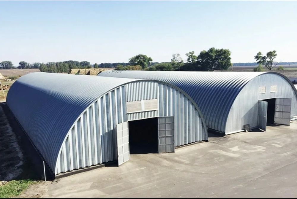 Строительство ангаров, стадион, склад, Сто