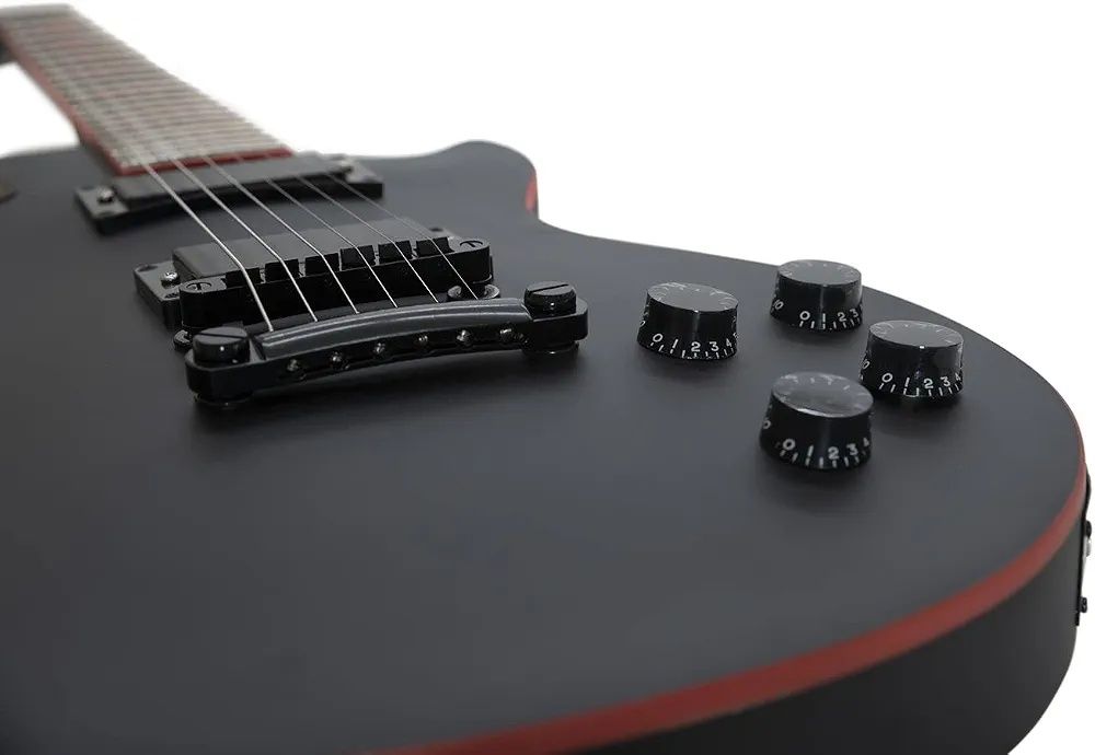 Chitara electrica LP Style, negru satinat, Dimavery LP-800