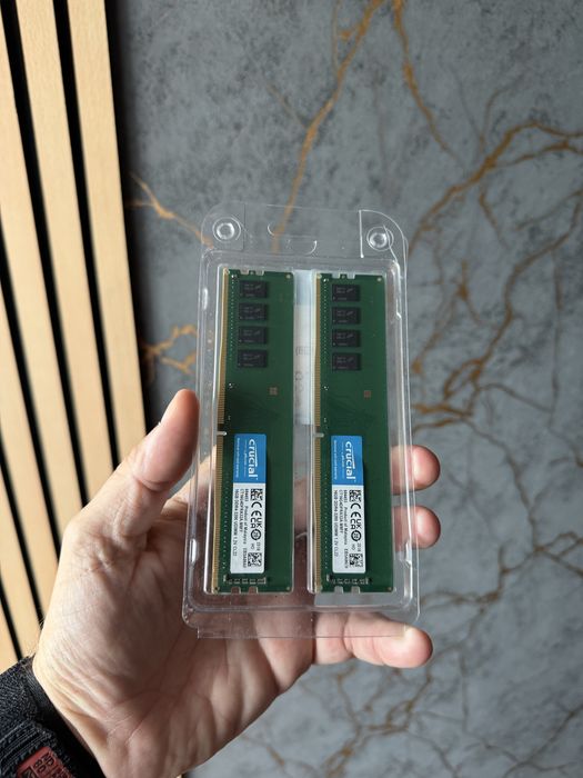 Memorie RAM Crucial 32Gb DDR4, 3200Mhz, Kit (2*16Gb), Sigilati, Noi