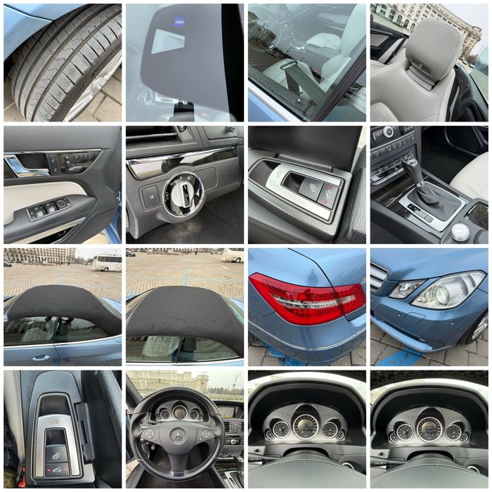 Mercedes E200-Cabrio-Automat-Impecabil-Km Reali-Variante Auto