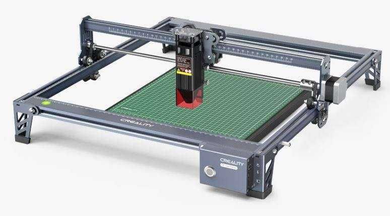 Aparat (masina) gravat/taiat cu laser Creality CR Falcon 10W plus masă fagure metalic