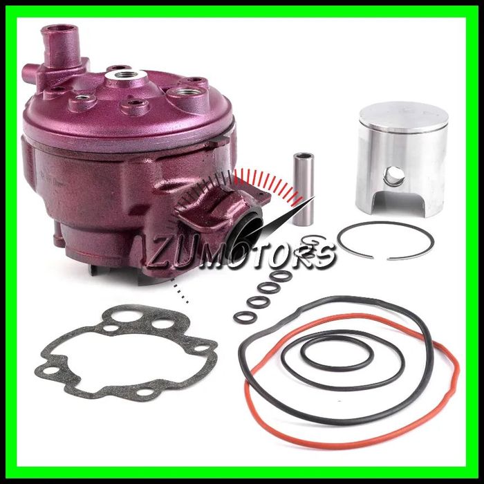 Cilindru AM6 80 90 + Chiuloasa MINARELLI Yamaha Rieju Sherco Peugeot