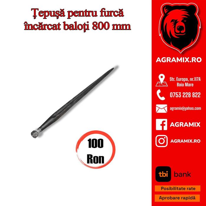 Tepuse fara bucse noi furca incarcat baloti 80-110 Agramix