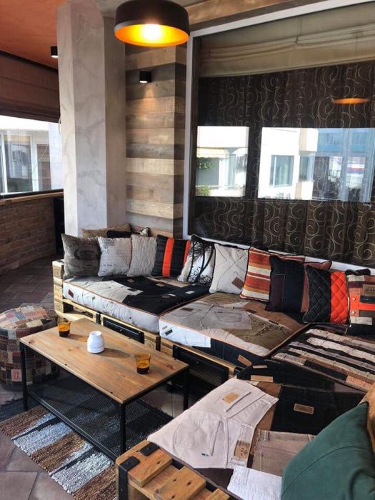 Дънкови дивани / Мека мебел / Ръчно изработени дамаски