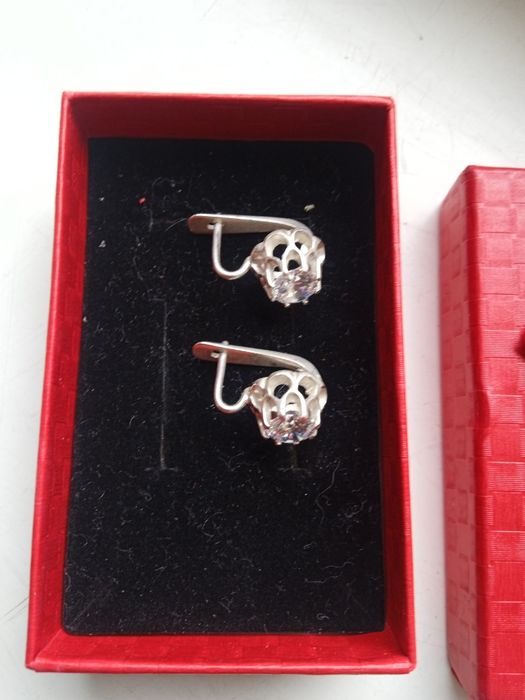 Серебряный серьги СССР российский